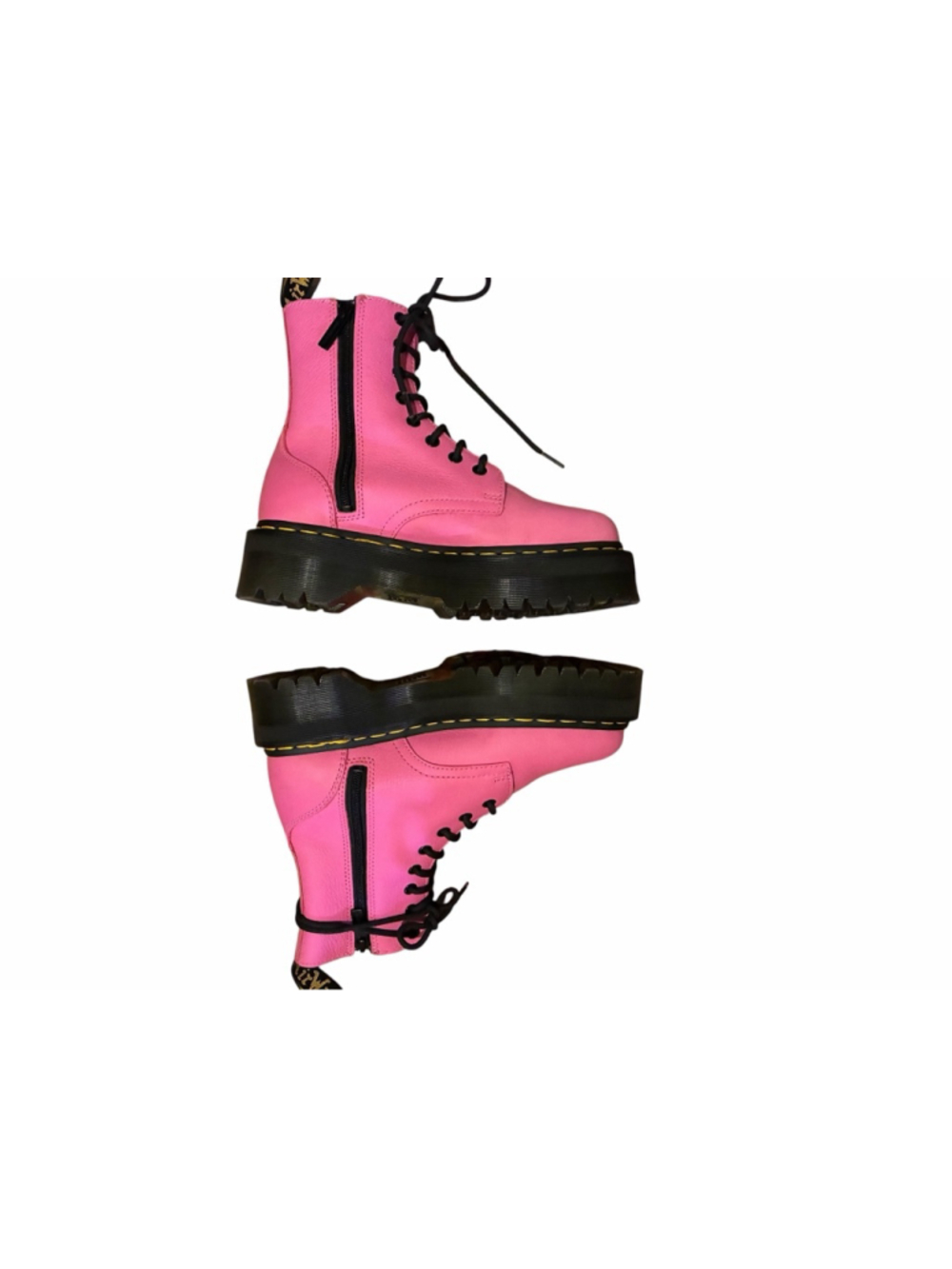 Dr. Martens Pink Jadon Platform Boots Size 8